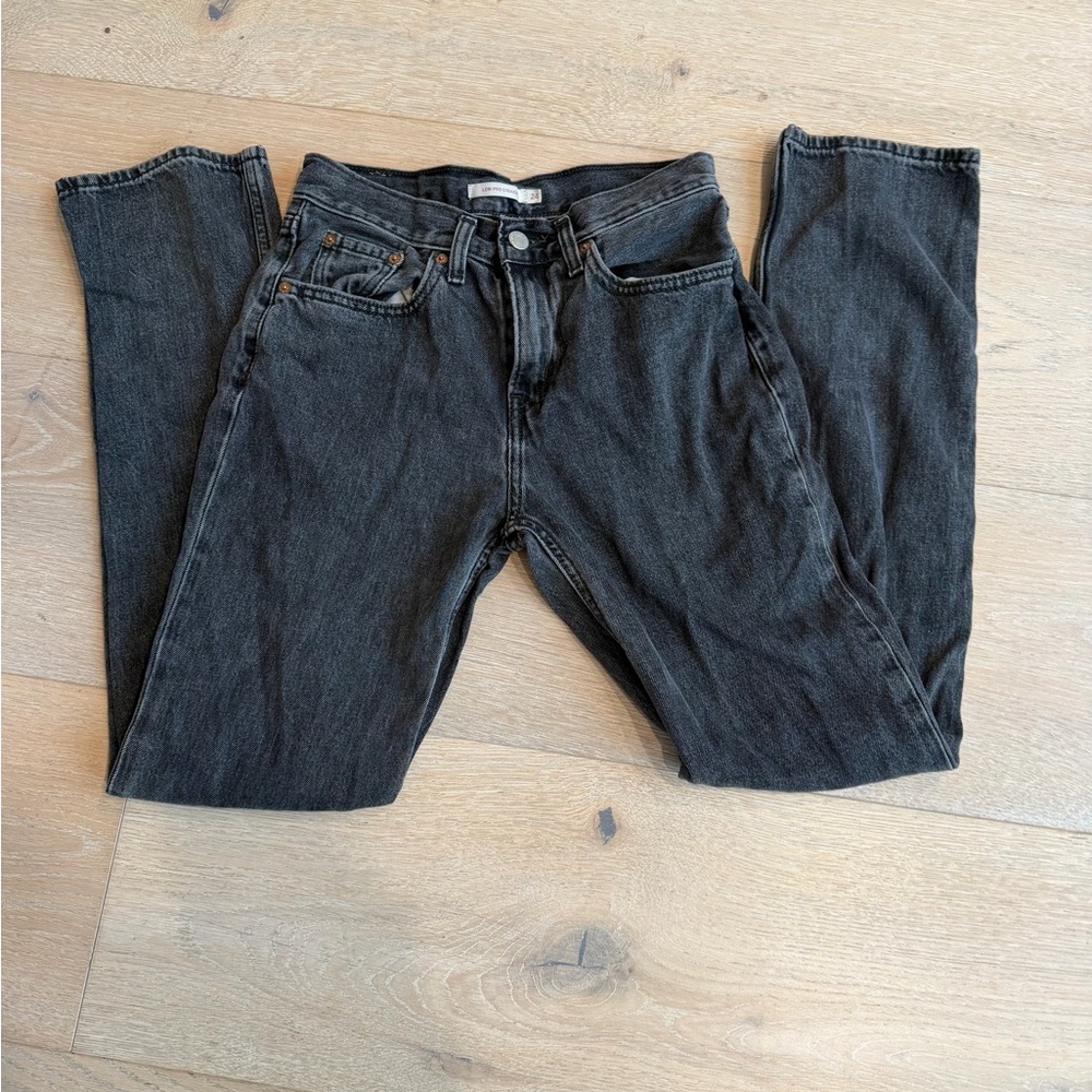 Levi's Women's Black Straight Leg Jeans
